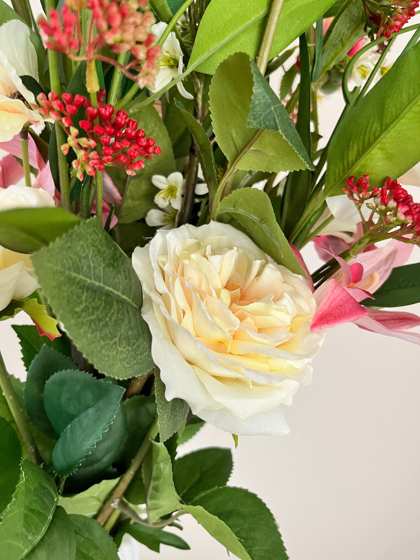 Rosé chic, inclusief vaas